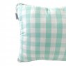 Almofada Retangular Estampada Vichy Verde Mint