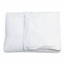 Edredom Duvet Solteiro com Zíper 2,20 x 1,43 - Percal Branco