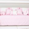 Kit Cama Babá 9 Peças com Saia Windsor Rosa