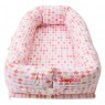 Bercinho Portátil Ninho para Bebê Sleep UM London Rosa