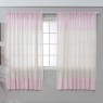 Cortina para Quarto de Bebê Percal Barrado Estampado Lollipop Classic Pérola Rosa
