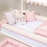 Kit Montessoriano Rolinho Solteiro 4 Peças Jardim Secreto Arabesco Rosa