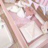 Kit Montessoriano Solteiro Rolinho 4 Peças Amor Rosa