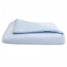 Edredom de Mini Cama Dupla Face e Duvet Estampa Xadrez Azul