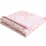 Edredom de Mini Cama Dupla Face e Duvet Estampa London Rosa