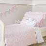 Edredom Solteiro / Kids Dupla Face e Duvet Cisne Rosa