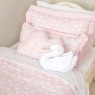 Edredom Solteiro / Kids Dupla Face e Duvet Cisne Rosa