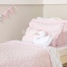 Edredom Solteiro / Kids Dupla Face e Duvet Cisne Rosa