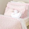 Kit Cama Solteiro 3 Peças Cisne Rosa (Colchão 1,88 x 0,88)