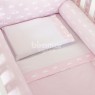 Kit Enxoval de Berço Lollipop II Cisne Rosa 8 Peças