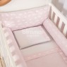 Kit Enxoval de Berço Lollipop II Cisne Rosa 8 Peças