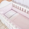 Kit Enxoval de Berço Lollipop II Cisne Rosa 8 Peças