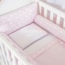 Kit Enxoval de Berço Lollipop II Cisne Rosa 8 Peças