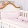 Kit Enxoval de Berço Lollipop II Cisne Rosa 8 Peças