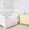 Edredom Solteiro / Kids Dupla Face e Duvet Soho Chevron Rosa