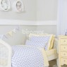 Kit Cama Solteiro 3 Peças Chevron Amarelo (Colchão 1,88 x 0,88)