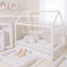 Kit Montessoriano Mini Cama Rolinho 4 Peças Josephine (Colchão 1,50 x 0,70)