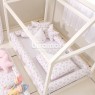 Kit Montessoriano Mini Cama Rolinho 4 Peças Josephine (Colchão 1,50 x 0,70)