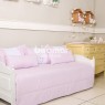 Kit Cama Babá 7 peças com Saia Lollipop III Unicórnio Rosa