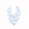 Babador Bandana para Bebê Soho Chevron Azul