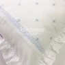 Almofada para Bebê 45x45  Marseille Branco/Azul