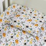 Lençol para Mini Cama 2 Peças Estampado Selva  - Lençol c/ Elástico e Fronha