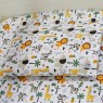 Lençol para Mini Cama 2 Peças Estampado Selva  - Lençol c/ Elástico e Fronha