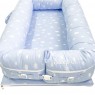 Bercinho Portátil Ninho para Bebê Sleep UM Coroa Azul