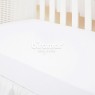 Lençol para Berço/Mini Cama 1 Peça Ajustável (colchão até 150 x 70 x 12cm) - Percal 180 Fios Branco c/ Elástico