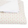 Edredom de Mini Cama Dupla Face e Duvet Estampa Kate Rose