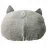 Almofada Woodland Gatinho Plush Cinza Mescla