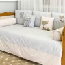 Kit Cama Babá 6 Peças Duvet Woodland - Branco / Cinza / Bege