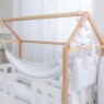 Rede para Cama Montessoriana Dupla Face Stars / Cinza