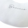 Almofada de Amamentação para Bebê Plush Benício Personalizado Branco