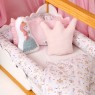 Kit Montessoriano Mini Cama Rolinho 4 Peças Princesa (Colchão 1,50 x 0,70)