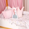 Kit Montessoriano Mini Cama Rolinho 4 Peças Princesa (Colchão 1,50 x 0,70)