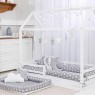 Kit Montessoriano Mini Cama Rolinho 4 Peças Sky Cnz (Colchão 1,50 x 0,70)