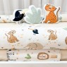 Kit Montessoriano Mini Cama Rolinho 4 Peças Felice Safari (Colchão 1,50 x 0,70)