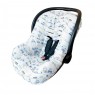 Capa para Bebê Conforto Ajustável Carrinhos Azul