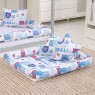 Colchonete Infantil / Kids Master (1,40m x 93cm x 12cm) Goal Branco/Azul