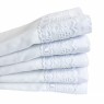 Conjunto 5 Fraldas para Bebê Cremer Luxo Bordado Inglês Bless Percal Branco