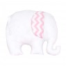 Almofada para Bebê Elefante Soho Chevron Rosa