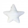 Almofada para Bebê Estrela Bordada com Carinha Branca