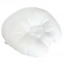 Almofada Ninho Redonda Percal 200 Fios Acetinado Branco
