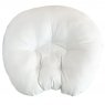 Almofada Ninho Redonda Percal 200 Fios Acetinado Branco