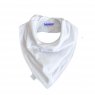 Babador Bandana para Bebê 100% Algodão Malha Branco