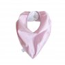 Babador Bandana para Bebê 100% Algodão Xadrez Rosa