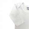 Body para Bebê Manga Longa RN Suedine 100% Algodão Picô - Branco