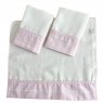 Boquinha Fralda Cremer 3 Peças para Bebê Boston Rosa