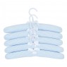 Cabides para Bebê 5 Peças Branco Xadrez Azul